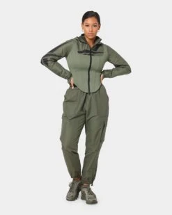 Reebok Women's Cardi B X Reebok Track Pants Hunter Green -Mitchell & Ness Shop 03006366 YG646 womens 0020