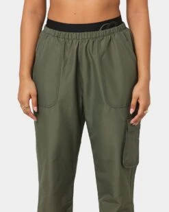 Reebok Women's Cardi B X Reebok Track Pants Hunter Green -Mitchell & Ness Shop 03006366 YG646 womens 0030