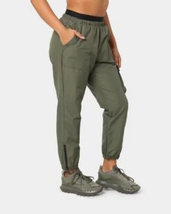 Reebok Women's Cardi B X Reebok Track Pants Hunter Green -Mitchell & Ness Shop 03006366 YG646 womens 0050