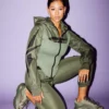Reebok Women's Cardi B X Reebok Track Pants Hunter Green
