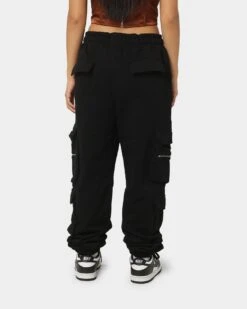 EN ES Cargo Track Pants Black 5 EN ES Cargo Track Pants Black -Mitchell & Ness Shop 03006694 YB001 womens 0040