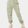 EN ES Cargo Track Pants Green -Mitchell & Ness Shop 03006694 YG600 womens 0010