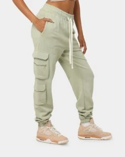 EN ES Cargo Track Pants Green -Mitchell & Ness Shop 03006694 YG600 womens 0050