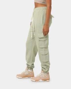 EN ES Cargo Track Pants Green -Mitchell & Ness Shop 03006694 YG600 womens 0060