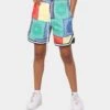 XXIII Cassius BB Short Multi-Coloured -Mitchell & Ness Shop 03006926 YM010 womens 0010