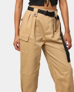 XXIII Women's Phoenix Belt Cargo Pant Tan -Mitchell & Ness Shop 03007053 YT001 womens 0070