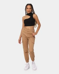 XXIII Women's Kelly Cargo Pant Mocha -Mitchell & Ness Shop 03007072 YM025 womens 0020