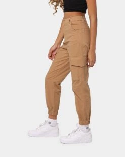 XXIII Women's Kelly Cargo Pant Mocha -Mitchell & Ness Shop 03007072 YM025 womens 0060