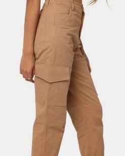 XXIII Women's Kelly Cargo Pant Mocha -Mitchell & Ness Shop 03007072 YM025 womens 0090