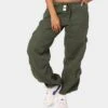 Rothco Women's Vintage Paratrooper Fatigue Cargo Pants Olive -Mitchell & Ness Shop 03007189 YO100 womens 00010
