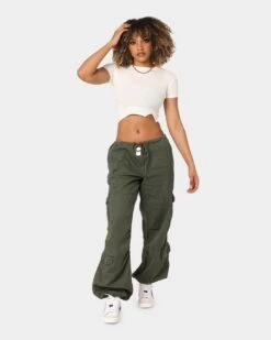 Rothco Women's Vintage Paratrooper Fatigue Cargo Pants Olive -Mitchell & Ness Shop 03007189 YO100 womens 00020