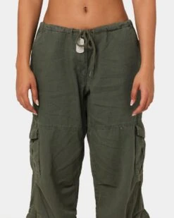 Rothco Women's Vintage Paratrooper Fatigue Cargo Pants Olive -Mitchell & Ness Shop 03007189 YO100 womens 00030