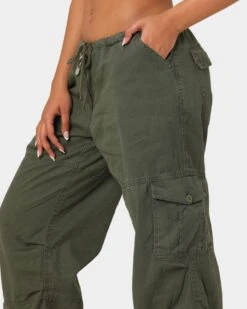 Rothco Women's Vintage Paratrooper Fatigue Cargo Pants Olive -Mitchell & Ness Shop 03007189 YO100 womens 00070