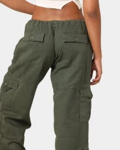 Rothco Women's Vintage Paratrooper Fatigue Cargo Pants Olive -Mitchell & Ness Shop 03007189 YO100 womens 00080