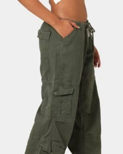 Rothco Women's Vintage Paratrooper Fatigue Cargo Pants Olive -Mitchell & Ness Shop 03007189 YO100 womens 00090
