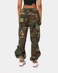 Rothco Women's Vintage Paratrooper Fatigue Cargo Pants Woodland Camo -Mitchell & Ness Shop 03007190 YC040 womens 00040