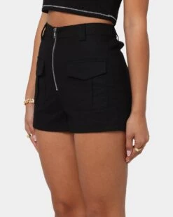 XXIII Women's Cargo Short Black -Mitchell & Ness Shop 03007234 YB001 womens 0040