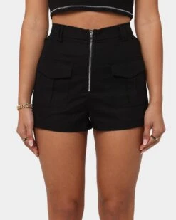 XXIII Women's Cargo Short Black -Mitchell & Ness Shop 03007234 YB001 womens 0070