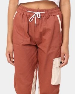 XXIII Women's Asta Cargo Pant Brown -Mitchell & Ness Shop 03007283 YX300 womens 0030