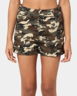 XXIII Women's Aurora Cargo Short Camo -Mitchell & Ness Shop 03007284 YC001 womens 0030