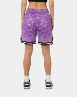 XXIII Mike Paisley Basketball Shorts Purple 5 XXIII Mike Paisley Basketball Shorts Purple -Mitchell & Ness Shop 03007341 YP200 womens 040