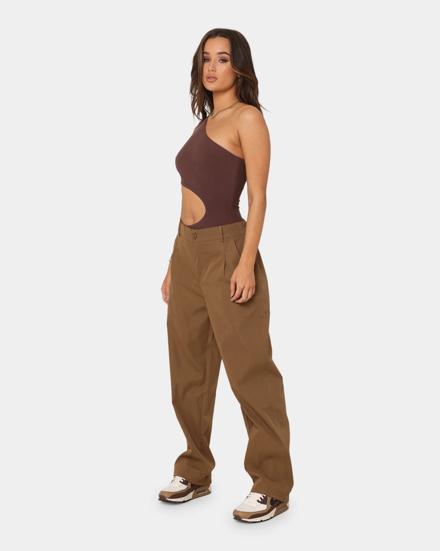 XXIII Women's Isla Cargo Pants Brown XXIII Women's Isla Cargo Pants Brown -Mitchell & Ness Shop 03007531 YX300 womens 0020