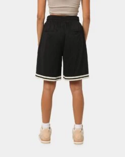 EN ES Team Basketball Shorts Black -Mitchell & Ness Shop 03007595 YB001 womens 0040