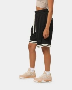 EN ES Team Basketball Shorts Black -Mitchell & Ness Shop 03007595 YB001 womens 0060