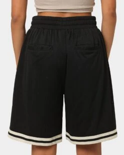 EN ES Team Basketball Shorts Black -Mitchell & Ness Shop 03007595 YB001 womens 0080