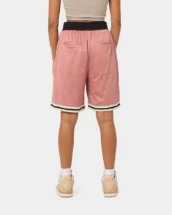 EN ES Team Basketball Shorts Plum -Mitchell & Ness Shop 03007595 YP023 womens 0040