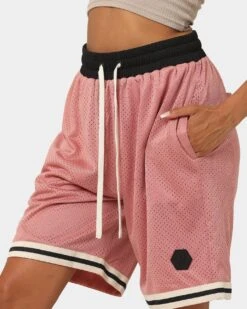 EN ES Team Basketball Shorts Plum -Mitchell & Ness Shop 03007595 YP023 womens 0070