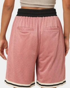 EN ES Team Basketball Shorts Plum -Mitchell & Ness Shop 03007595 YP023 womens 0080