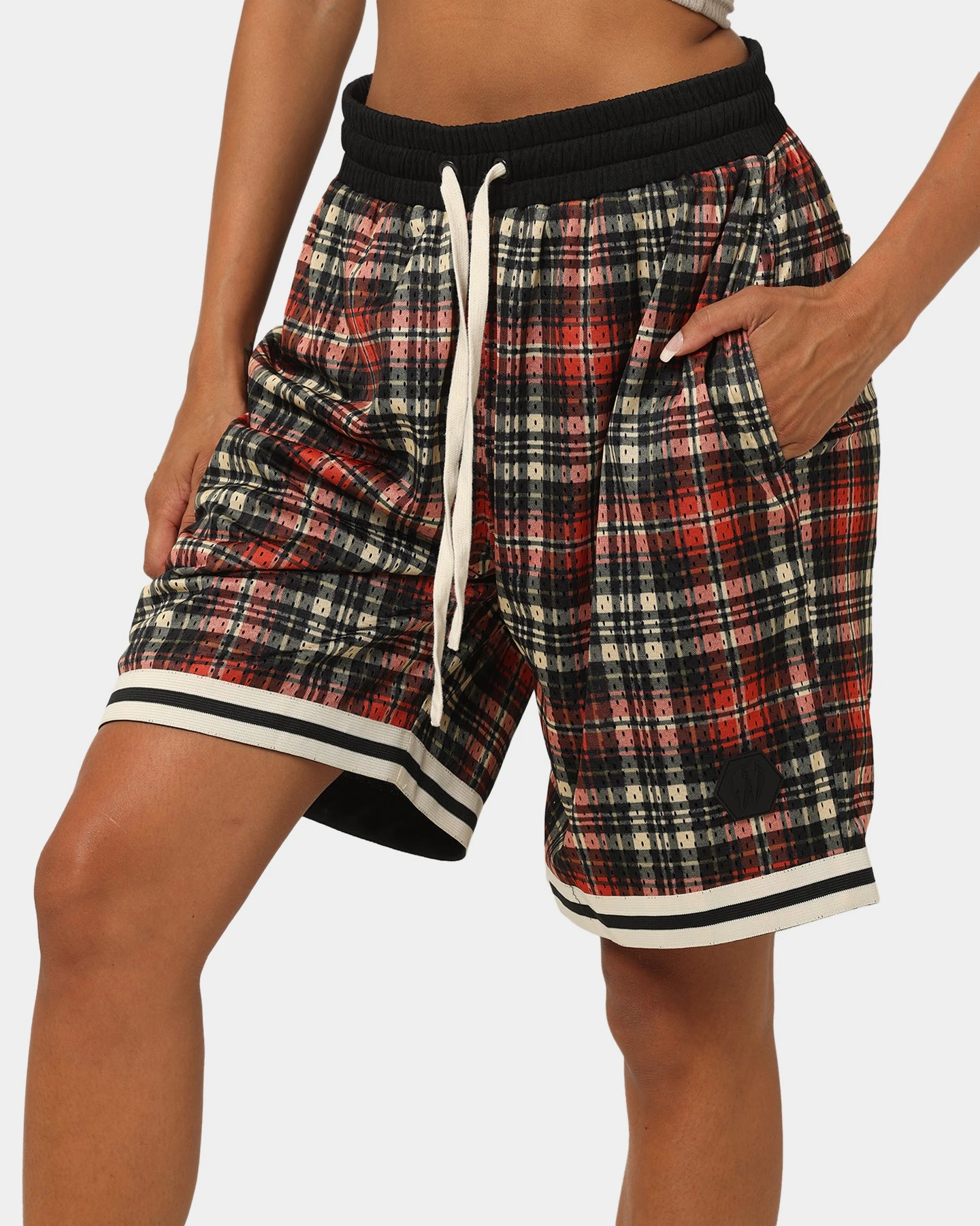 EN ES Team Basketball Shorts Red Plaid EN ES Team Basketball Shorts Red Plaid -Mitchell & Ness Shop 03007595 YR630 womens 0070