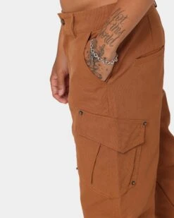XXIII Berlin Cargo Pants Brown -Mitchell & Ness Shop 03007634 YX300 default 0070