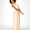 EN ES Women's Divine Wide Leg Pants Beige -Mitchell & Ness Shop 03007638 Y1000 womens 0005