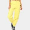 XXIII Women's Willa Cargo Pants Yellow -Mitchell & Ness Shop 03007676 YY001 womens 0010