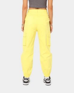 XXIII Women's Willa Cargo Pants Yellow -Mitchell & Ness Shop 03007676 YY001 womens 0040