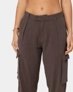 Honor The Gift Luther Cargo Pants Chocolate -Mitchell & Ness Shop 03007722 YC360 womens 0030