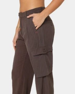 Honor The Gift Luther Cargo Pants Chocolate -Mitchell & Ness Shop 03007722 YC360 womens 0070