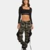 XXIII Raj Cargo Pants Camo -Mitchell & Ness Shop 03007985 YC001 womens 0010