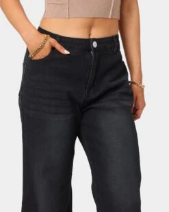 XXIII Women's Jacquie Bell Bottom Jeans Black -Mitchell & Ness Shop 03008067 YB001 womens 0070