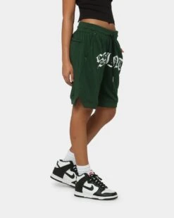 Saint Morta Day Of The Dead Basketball Shorts Dark Green -Mitchell & Ness Shop 03008143 YD009 womens 0050