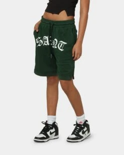 Saint Morta Day Of The Dead Basketball Shorts Dark Green -Mitchell & Ness Shop 03008143 YD009 womens 0060