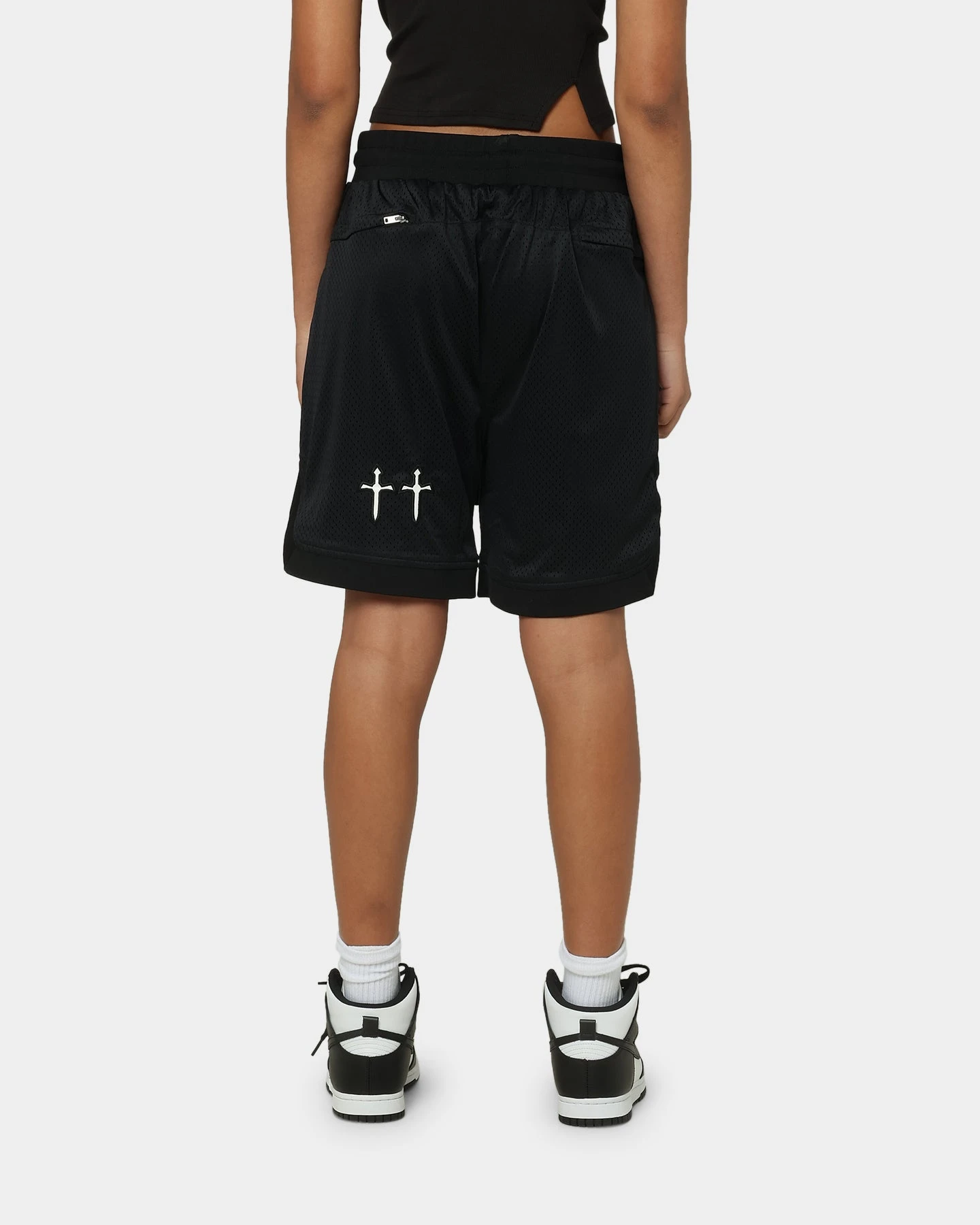 Saint Morta Graves Basketball Shorts Black Saint Morta Graves Basketball Shorts Black -Mitchell & Ness Shop 03008144 YB001 womens 0040