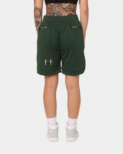 Saint Morta Graves Basketball Shorts Dark Green -Mitchell & Ness Shop 03008144 YD009 womens 0040