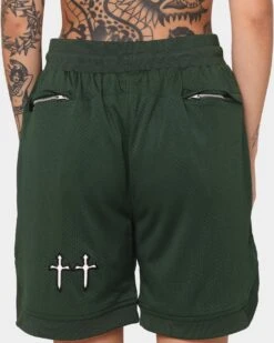Saint Morta Graves Basketball Shorts Dark Green -Mitchell & Ness Shop 03008144 YD009 womens 0080