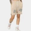 Saint Morta Graves Basketball Shorts Stone