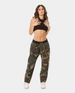 XXIII Rickon Cargo Pants Camo -Mitchell & Ness Shop 03008232 YC001 womens 00022