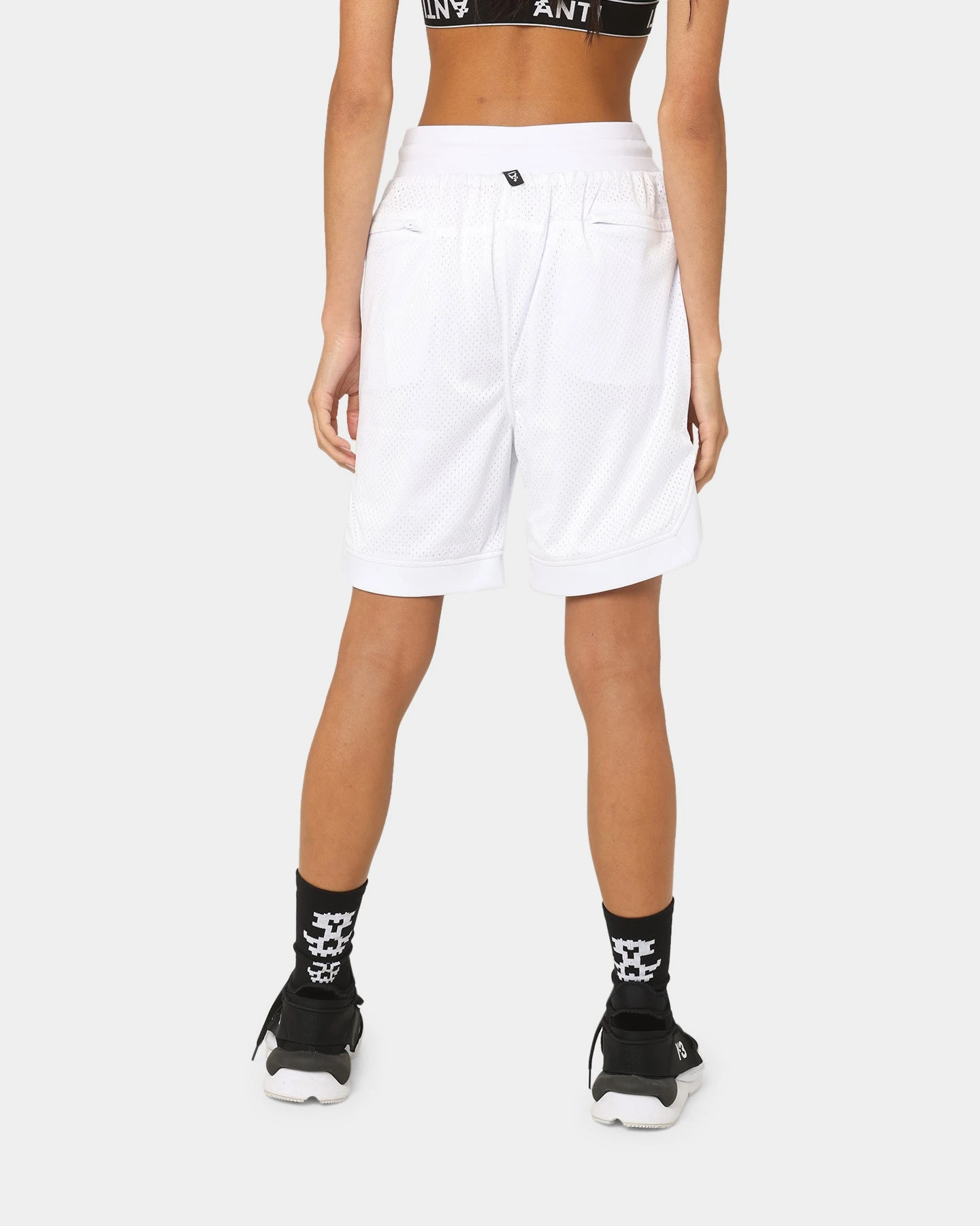 The Anti Order Military Basketball Shorts White/Black The Anti Order Military Basketball Shorts White/Black -Mitchell & Ness Shop 03008259 YW110 womens 0040