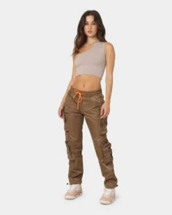 XXIII Kairo Cargo Pants Tan -Mitchell & Ness Shop 03008324 YT001 womens 0020